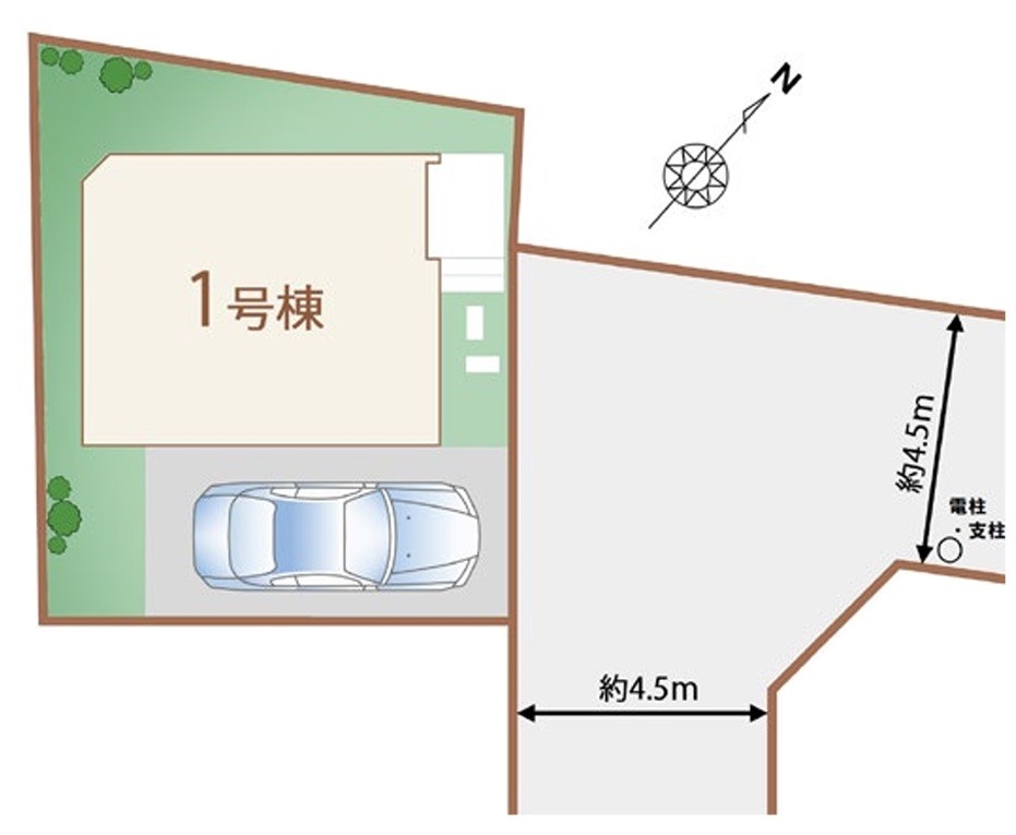 静かな住宅街で、落ち着いた暮らしをゆったりとお過ごしください。